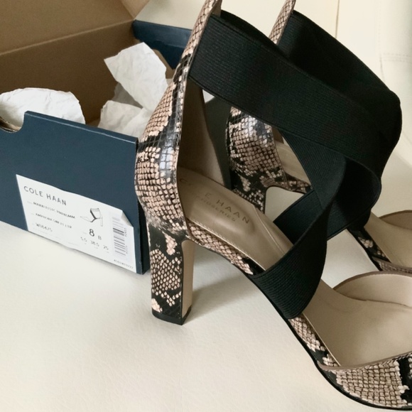 Cole Haan Womens Maikki Snake Leather Pumps - Picture 7 of 10